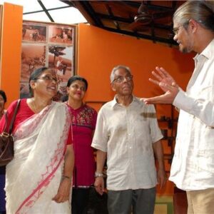 M K Narayanan at Goa Chitra Museums